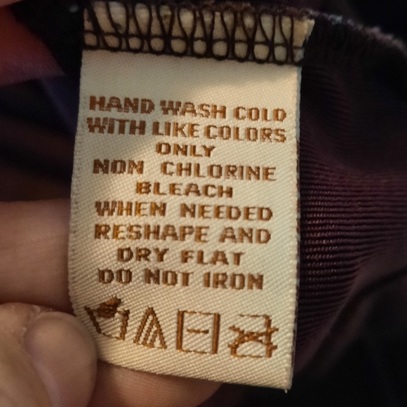 C.l.o.t.h.e.s. Dark Brown Sleeveless Blouse Size Small - Picture 5 of 5